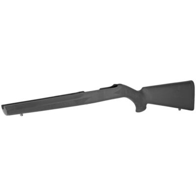 Hogue 10/22 Stock, Fits 10/22 Full Bull Barrel, Rubber, Black