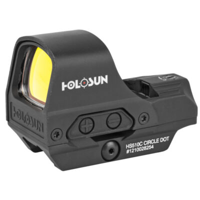 Holosun HS510C, Red Dot, 2 MOA Dot and/or 65 MOA Circle, AR Riser - Image 2