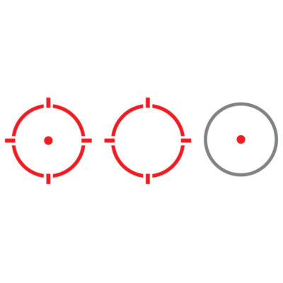 Holosun HS510C, Red Dot, 2 MOA Dot and/or 65 MOA Circle, AR Riser - Image 5